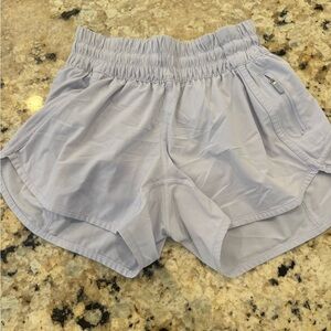 Lululemon Athletica Gray Athletic Shorts Lightweight Elastic Waist